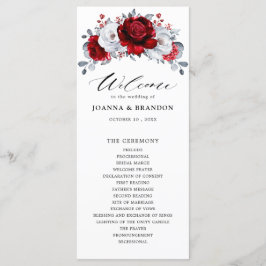 Programa Casamento Floral Metálico Real de Prata Branca