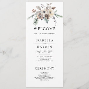 Programa Casamento Floral Simples Pine Do Jardim De Inverno