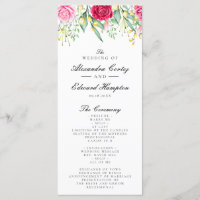 Casamento Floral Vermelho e Rosa