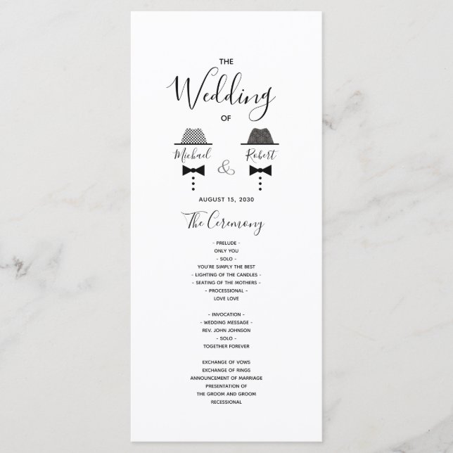 Programa Casamento Gay Preto Branco (Frente)