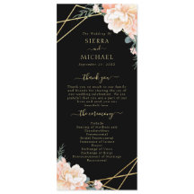 Casamento Geométrico Dourado com Creme Negro Elega