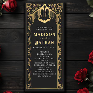 Programa Casamento Gótico da Catedral de Vampiro Dourado