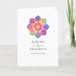 Programa Casamento Indiano Rainbow Mandala