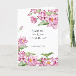 Programa Casamento índio Lotus Flower Taj Mahal