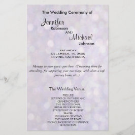 Programa Casamento | Luzes Elegantes de Bokeh