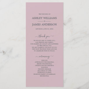 Programa Casamento Mínimo Simples de Pastel Purple - Script