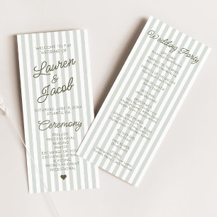 Programa Casamento Moderno Minimalista Listras Verdes