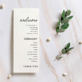 Programa Casamento Negro e Branco minimalista moderno