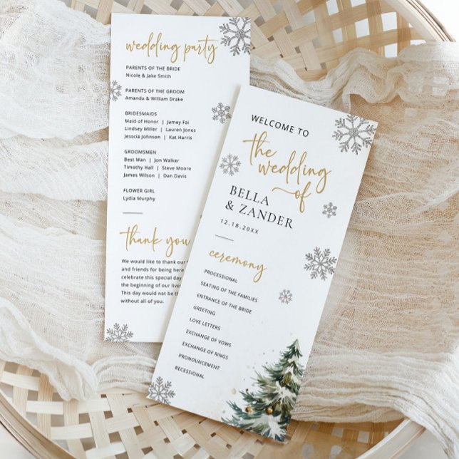 Programa casamento no inverno de Casamento de Nata (Criador carregado)