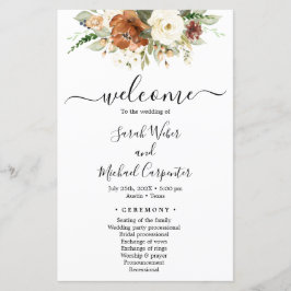 programa casamento outono