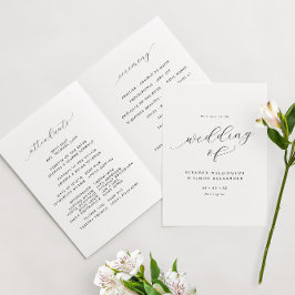 Programa Casamento Preto e Branco com Script Minimalista