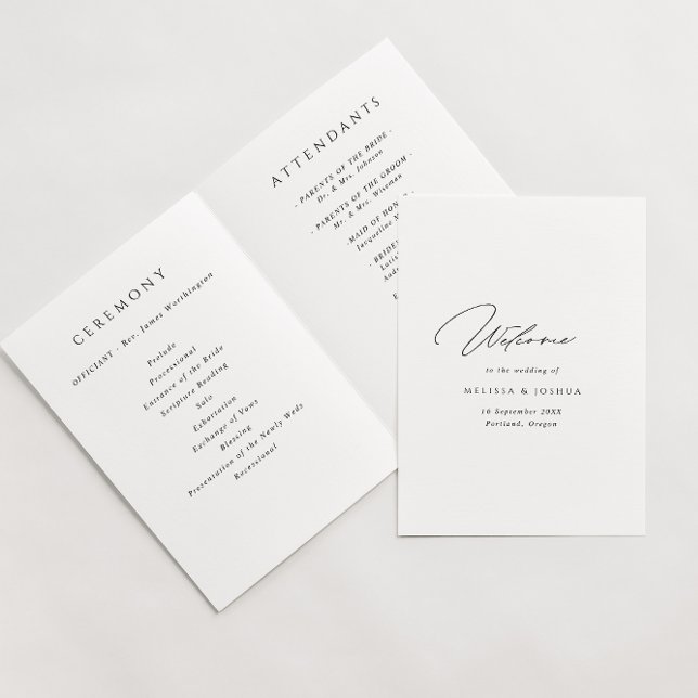 Programa Casamento Preto e Branco com Script Minimalista (Criador carregado)