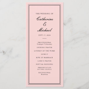 Programa Casamento Preto e Rosa do Script Clássico Absoluto