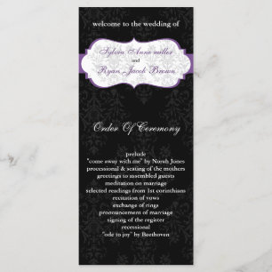 programa Casamento preto roxo