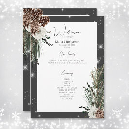 Programa Casamento Rústico de Ninho Negro de Inverno