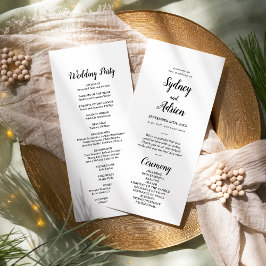 Programa Casamento Simples Minimalista