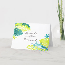 Programa Casamento Tropical com Azul Turquesa e Limão