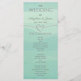 Programa Casamento Verde Prata Moderno Elegante 