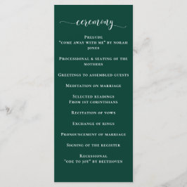 Programa Casamento Verde Simples e Moderno