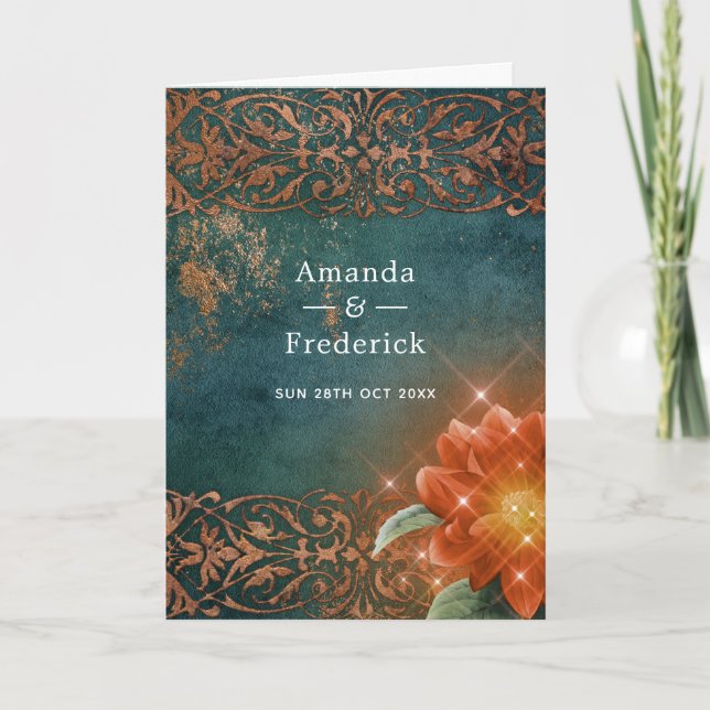 Programa Casamento vintage de Fantasia (Frente)