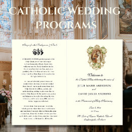 Programa Católico Floral de Casamento em Massa Lat