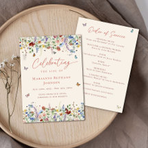 Celebração da Vida com Flores Silvestres Ordem de 
