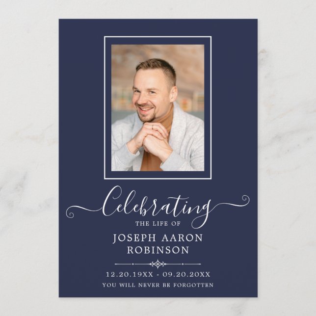 Programa Celebração de Foto da Ordem de Serviço de Vida Azu (Frente)