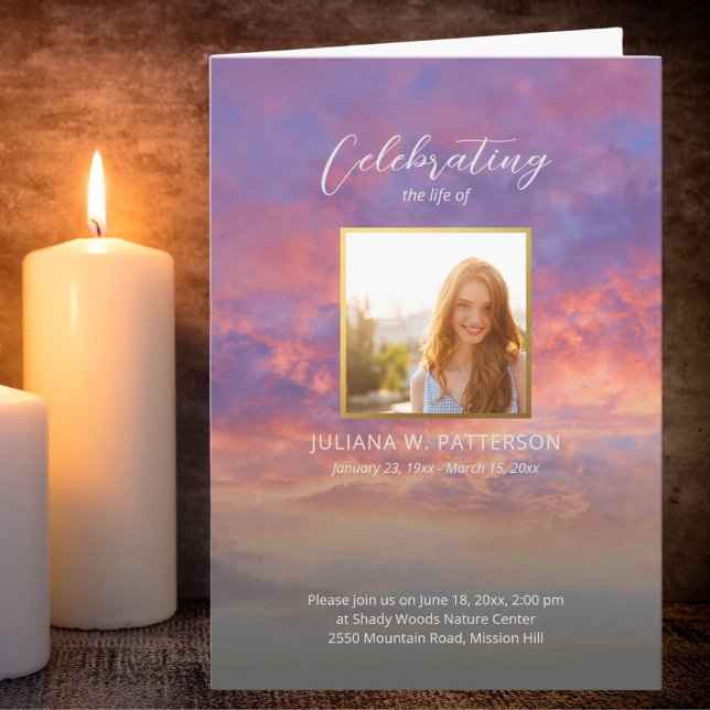 Programa Celebração do Funeral do Sunset Sky (Criador carregado)