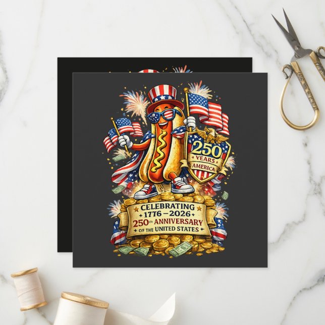 Programa Celebração dos 250 anos de Independência dos EUA (Frente/Verso In Situ)