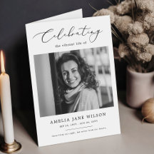 Celebração Elegante do Funeral Fotográfico da Vida