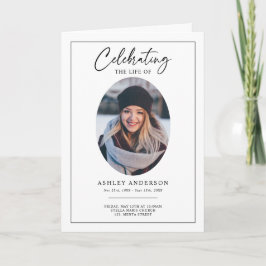 Programa Celebration of Life Funeral Memorial Service