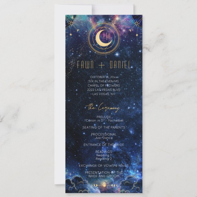 Programa Celestial de Casamento da Lua (Frente)