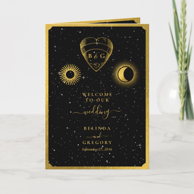 Programa Celestial Stars Moon Casamento Ordem de Serviço (Frente)