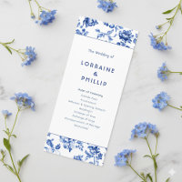 Cerimônia de casamento do Classic Blue Floral