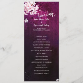 Programa Cherry Blossom Long Vertical Wedch Flat Program