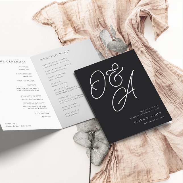 Programa Cinza | Script Watermark Monograma Wedding (Criador carregado)