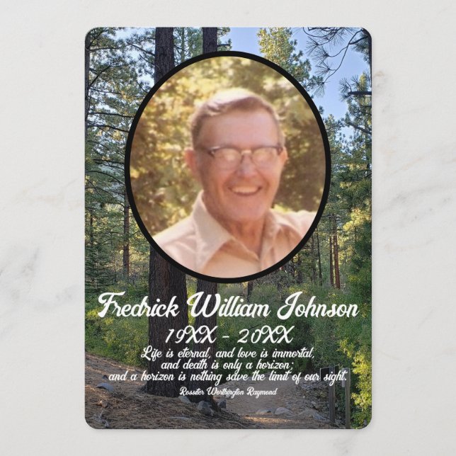 Programa Citando Foto Pine Tree Forest Memorial (Frente)