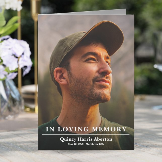 Programa Classic In Loving Memory Memorial Program (Criador carregado)