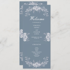 Programa Clássico de Casamento Vitoriano com Azul