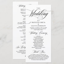 Clássico Elegance Black Script, Cerimônia de Casam