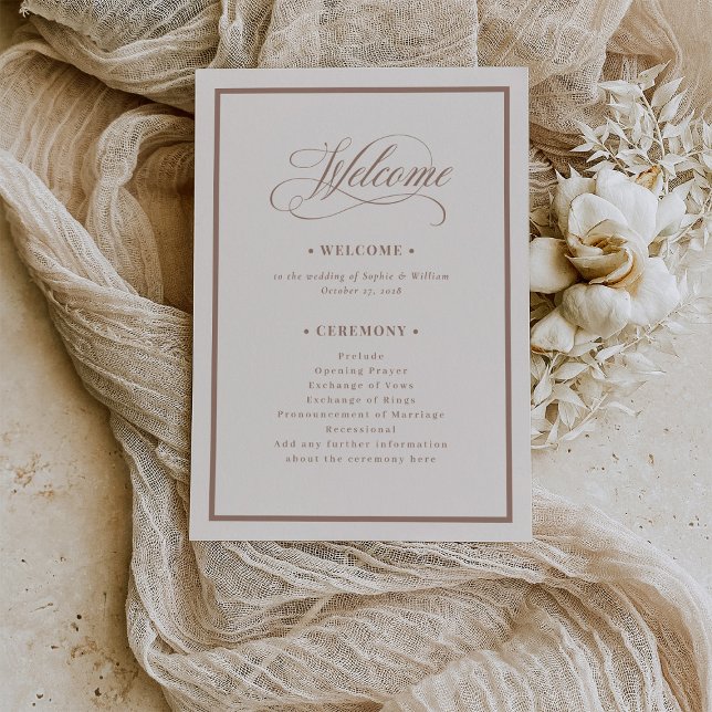 Programa Clássico Marfim e Taupe | Casamento Luxuoso Neutro (Criador carregado)