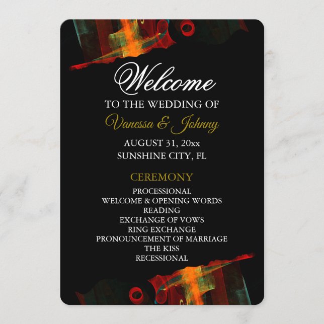 Programa Clássico Moderno Elegante Tendência Padrão #903 Ca (Frente)