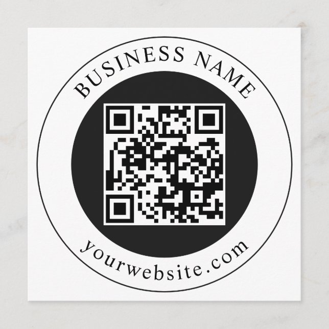 Programa Código QR com Nome da Empresa Editável (Frente)