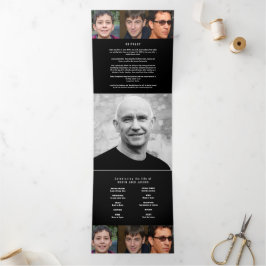 Programa Com Borda Tripla Cinza preta branca Foto personalizada do serviço F