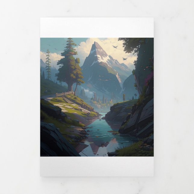 Programa Com Borda Tripla Natureza 20. (Cobrir)