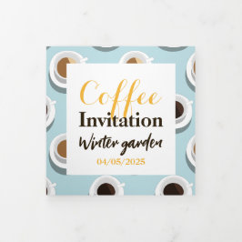 Programa Com Borda Tripla Pausa para o café.