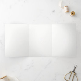 Programa Com Borda Tripla Personalização de Casamento de Luxo Moderno