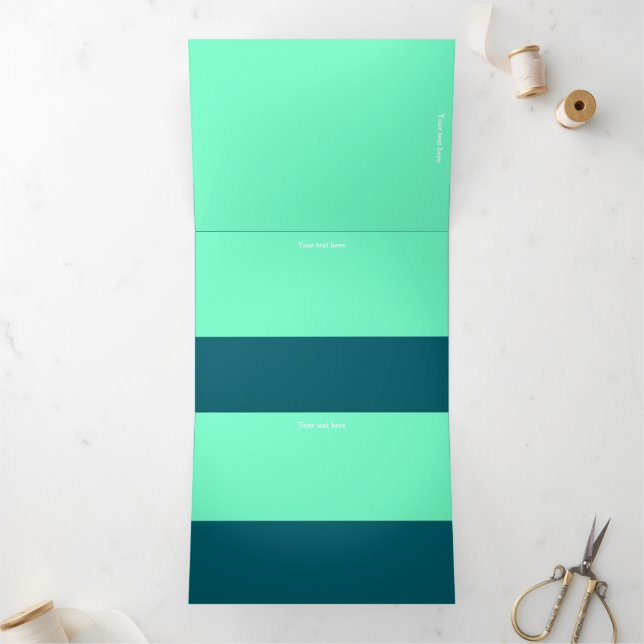 Programa Com Borda Tripla Triplo - Letra Fold Program (Dentro)