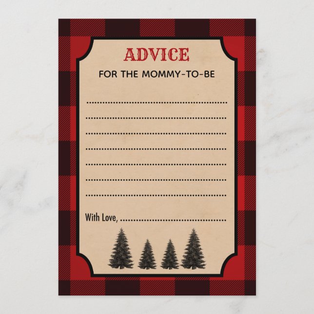 Programa Conselhos de Lumberjack para placas de Chá de fral (Frente)