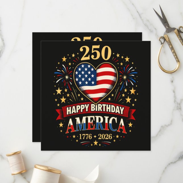 Programa Corações EUA 1776 2026 4 De Julho (Frente/Verso In Situ)